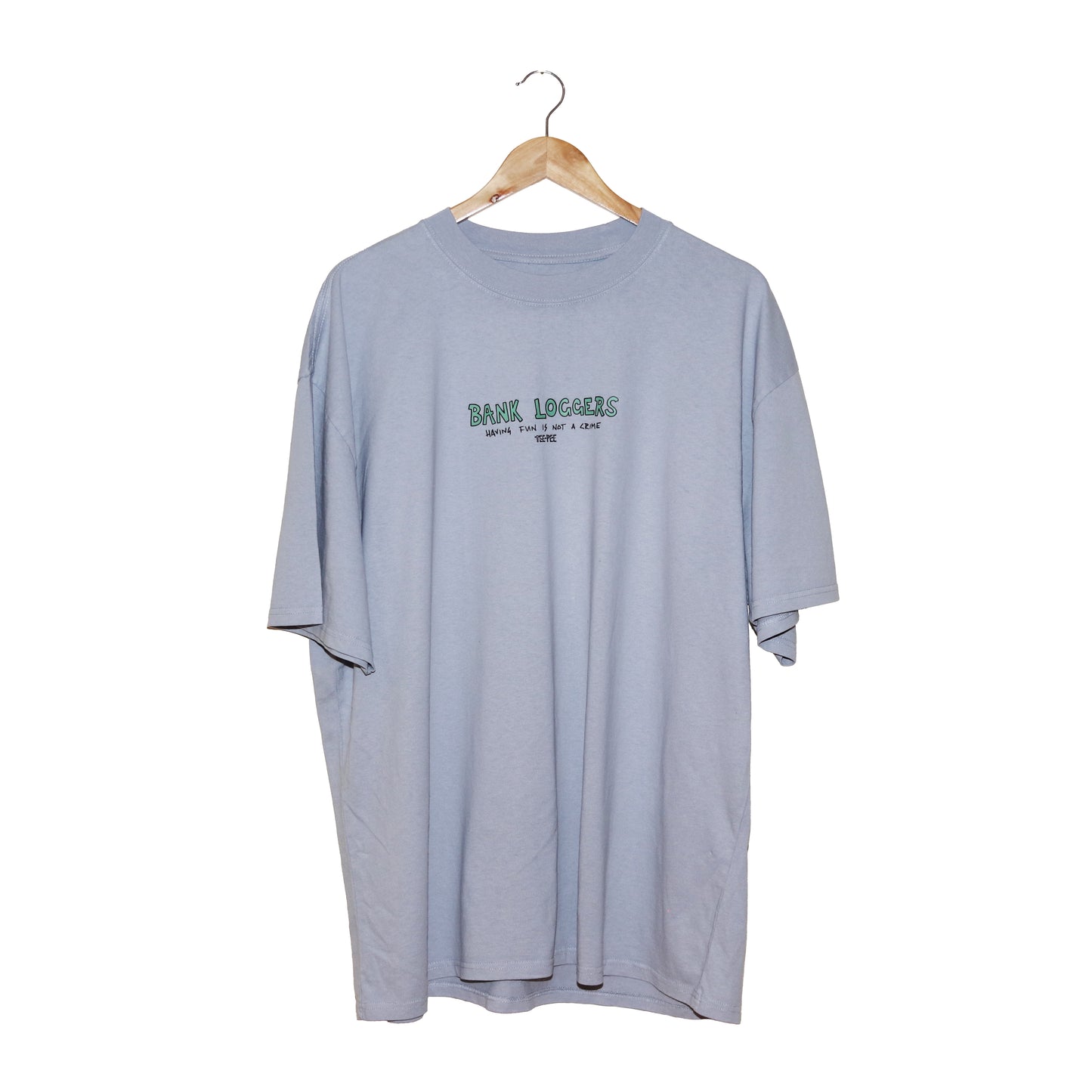 Bank Loggers Tee - Washed Chalk
