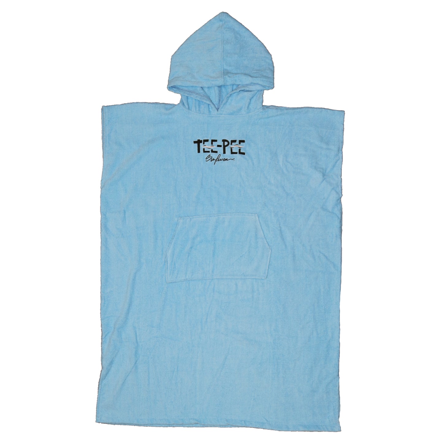 Message Hooded Towel - Bomborra Blue