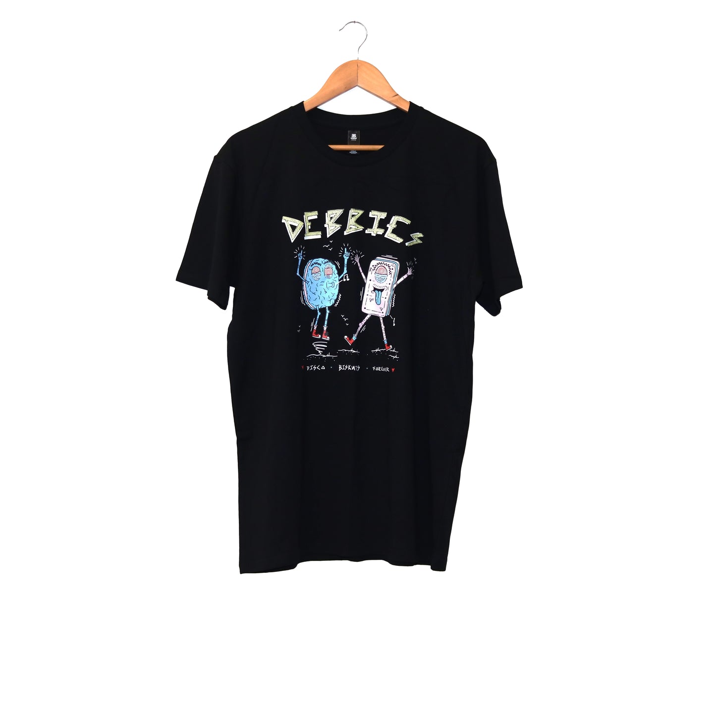Disco Biskut Tee - Black
