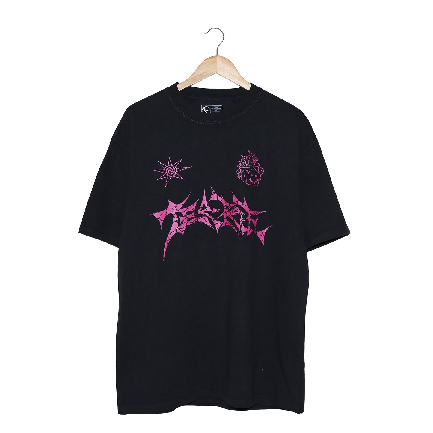 Luck Tee - Washed Black