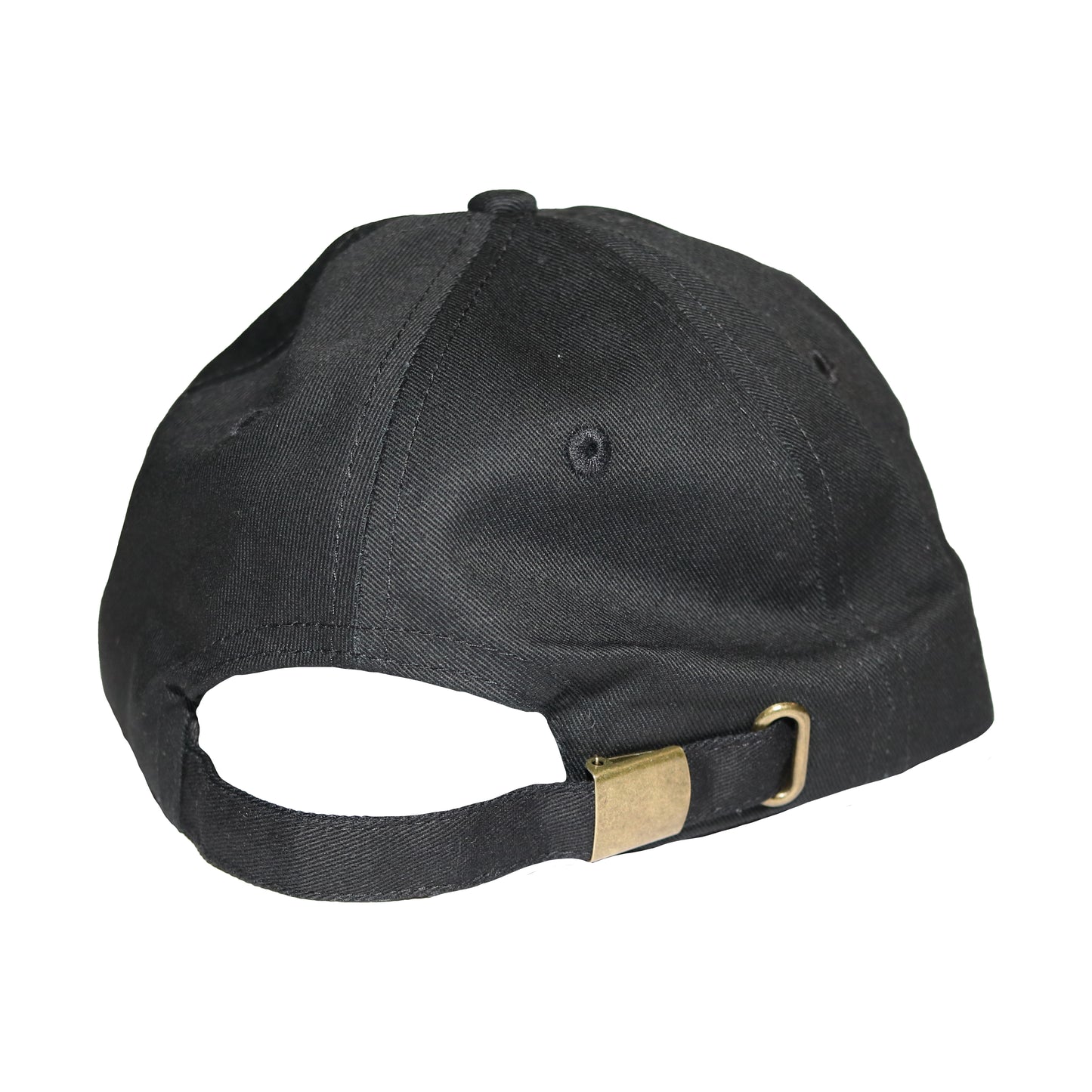 Message Black Cotton 6 Panel