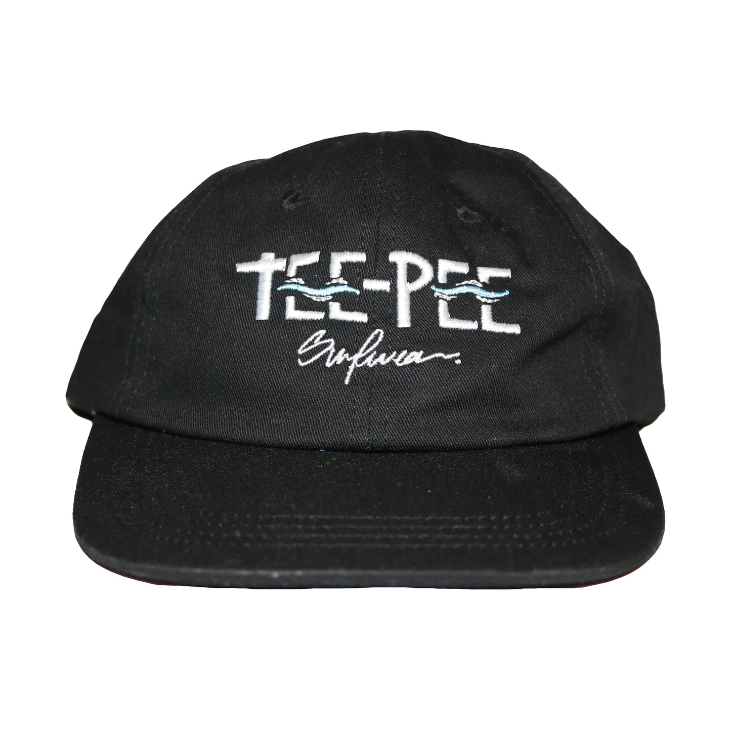 Message Black Cotton 6 Panel