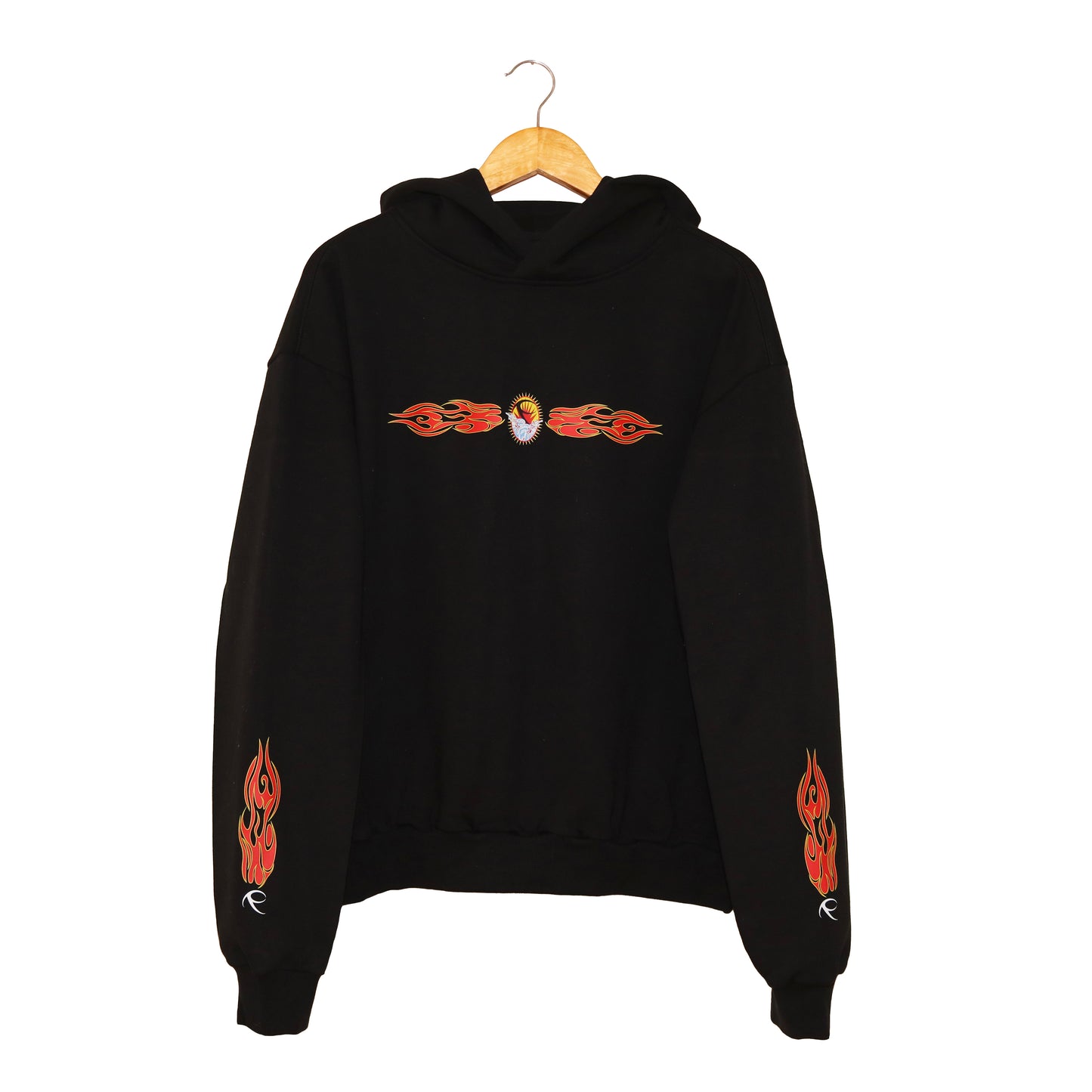 Tidal Hood Cropped - Black