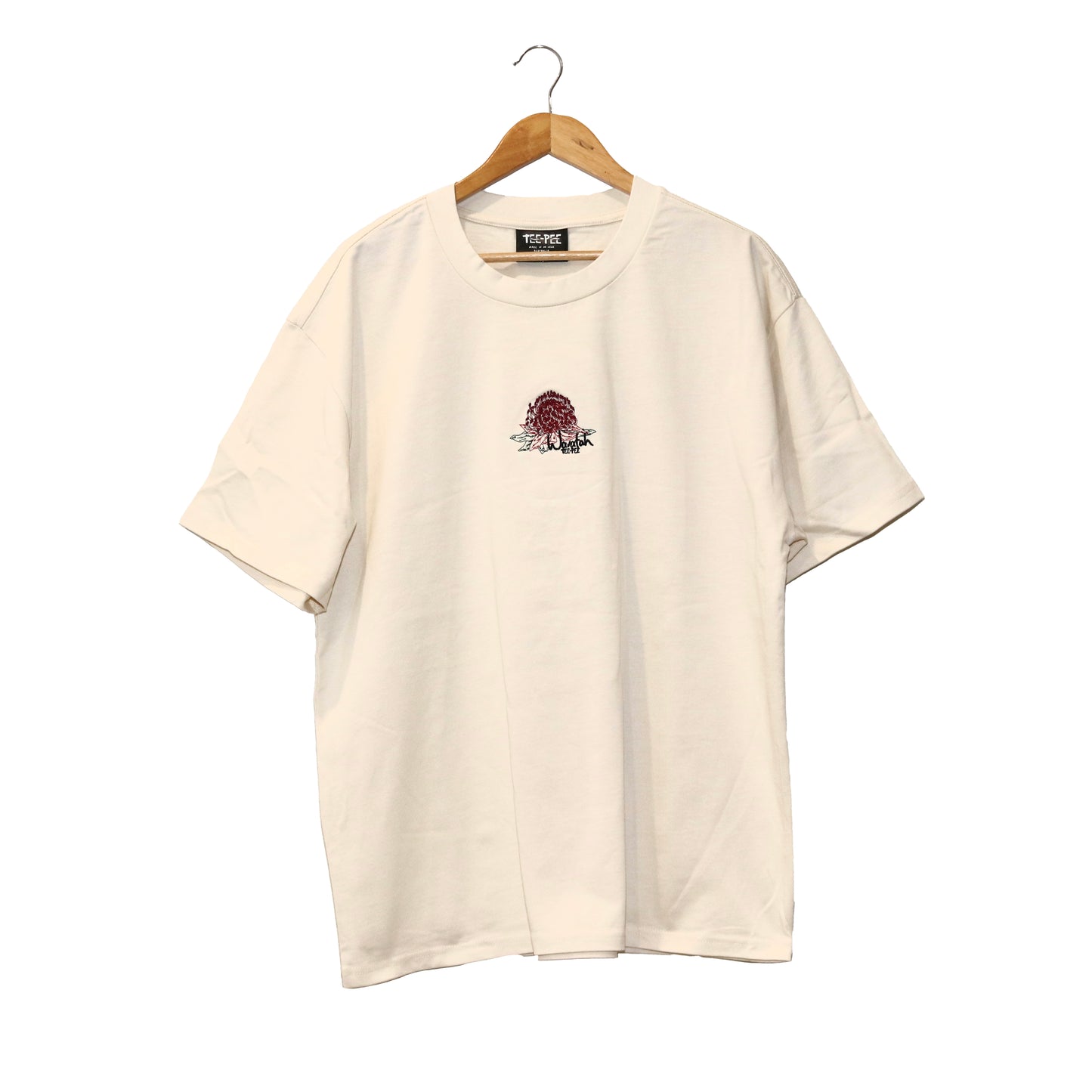 Waratah Tee - Biscuit