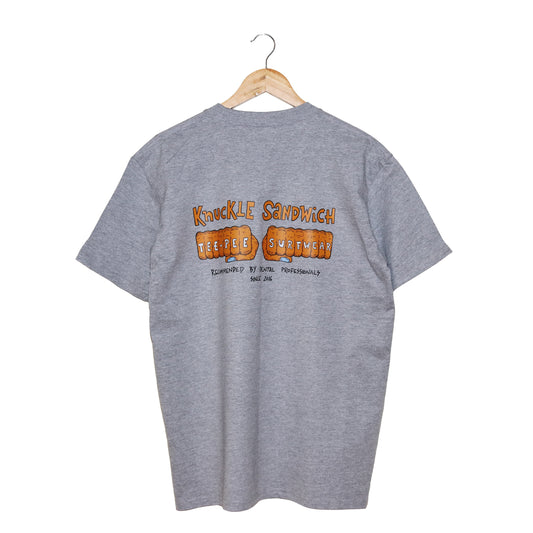 Knuckle Sandwich Tee - Grey Marle