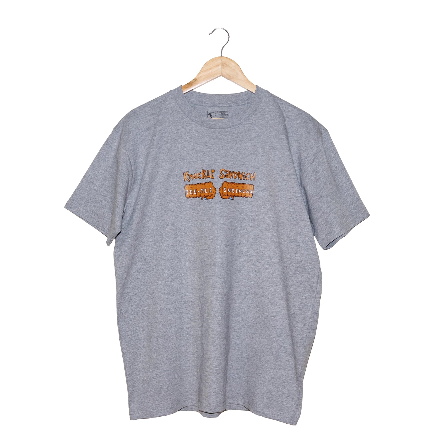 Knuckle Sandwich Tee - Grey Marle