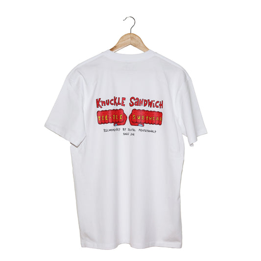 Knuckle Sandwich Tee - White