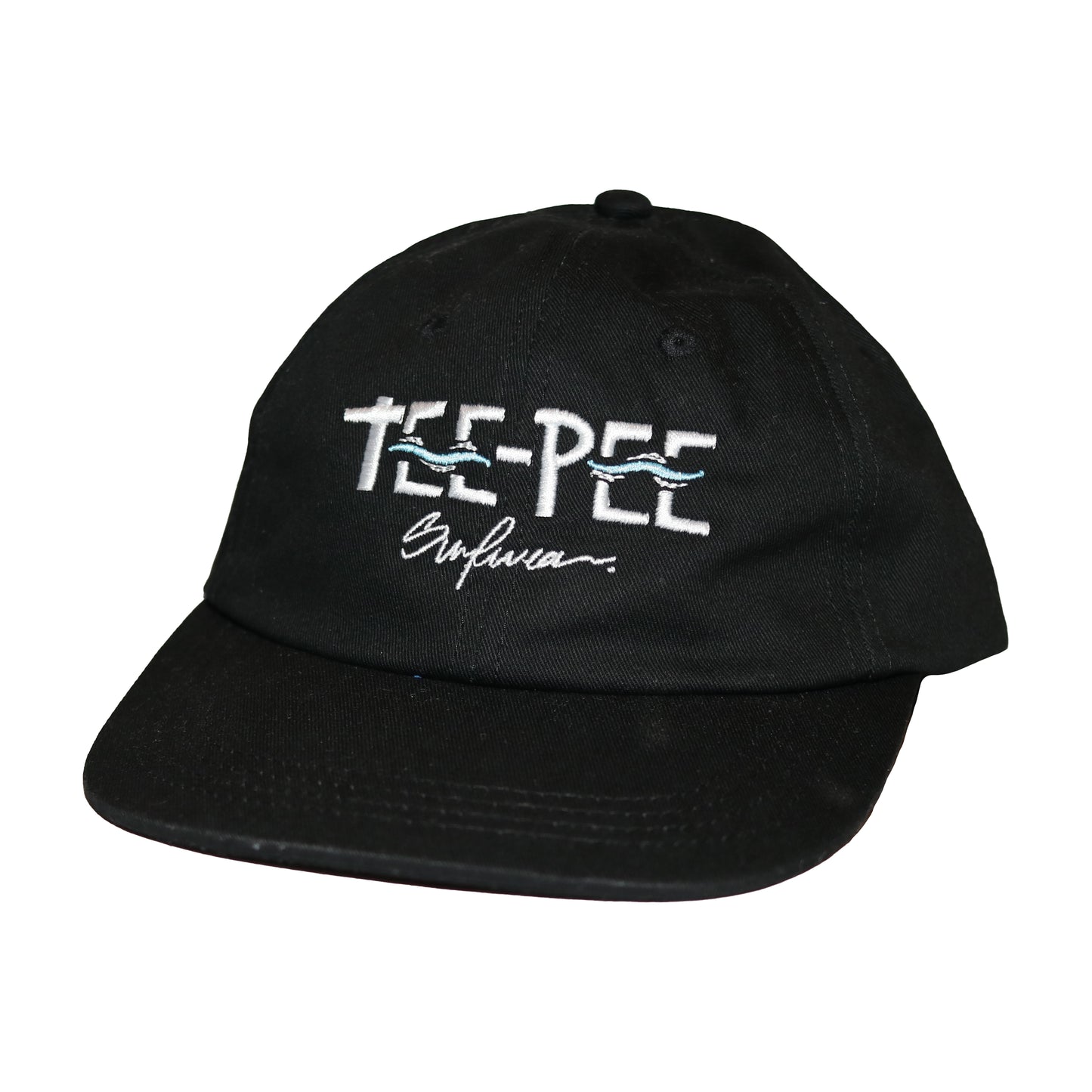 Message Black Cotton 6 Panel