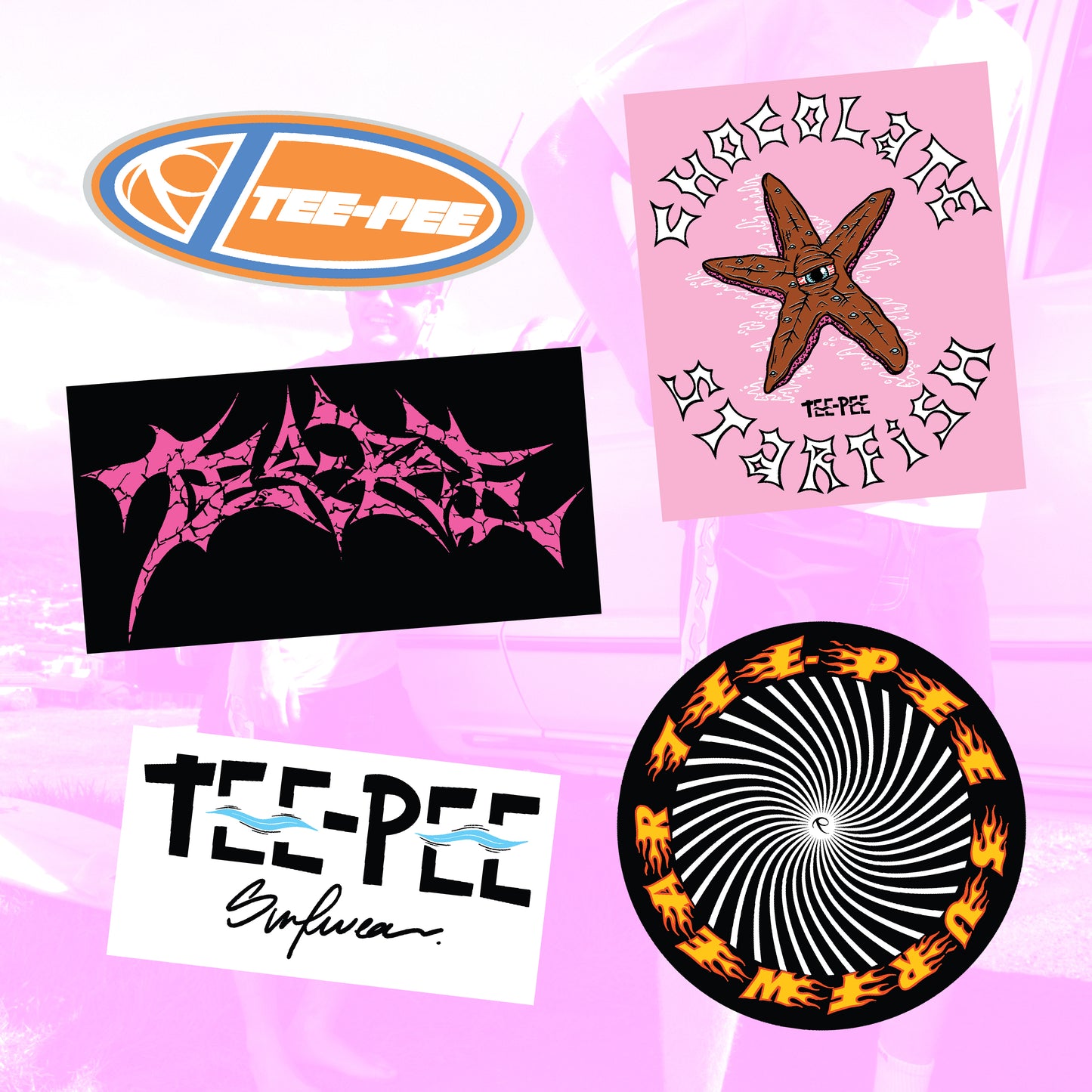 Sticker Pack - Pink