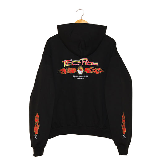 Tidal Hood Cropped - Black